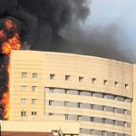 آتش سوزی گسترده در بیمارستان میلاد اصفهان/۴ طبقه دچار دودزدگی شد